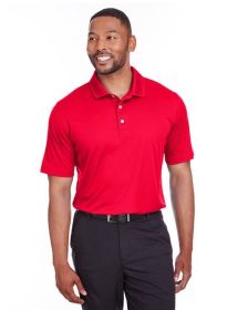 Men's Icon Golf Polo - PUMA BLACK - L (Color: HIGH RISK RED, size: S)