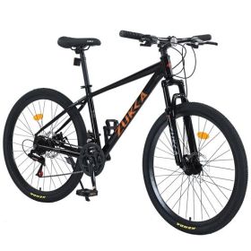 Mountain Bike for Men and Women 26 inch 24 Speed Suspension Fork KENDA Tires (Color: As Picture)