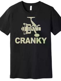 Crank Bait Funny Fishing Gift Premium T-Shirt, Funny Men's Short Sleeve Pattern T-Shirt (Color: black, size: XL)