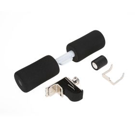 Bed Sit Up Exercise Bar Body Muscle Strength Fitness Home Sports Equipment (Black) (Color: black)